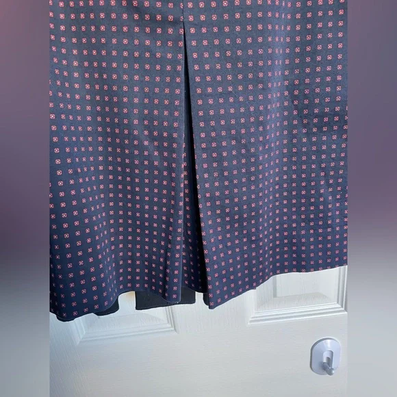 Tory Burch Runway Klarissa Pleated Mini Skirt Size 6 Navy - Picture 8 of 12
